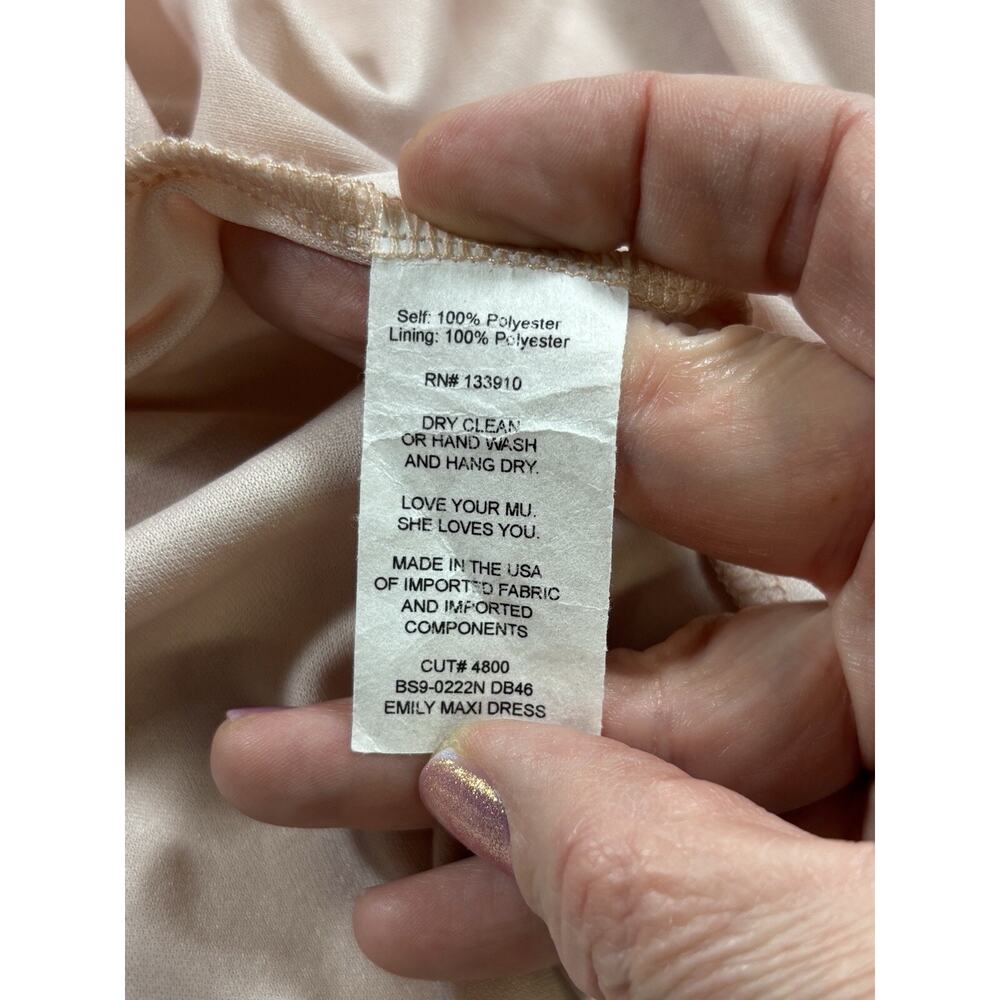 SMYM Show Me Your Mumu Emily Maxi Dress Dusty Blush Pink Plus Size 3X - Picture 4 of 15